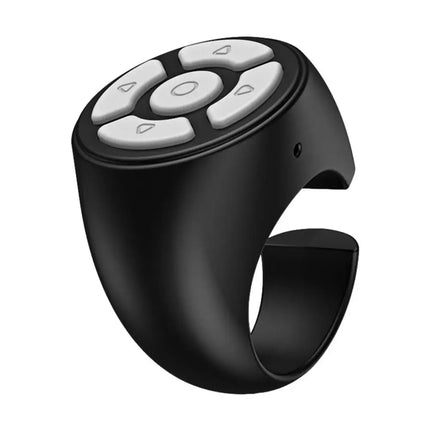 Wireless Scrolling Ring Finger Shutter Remote Control Bluetooth Page Turner Mobile Phone Controller For Home Travel Car