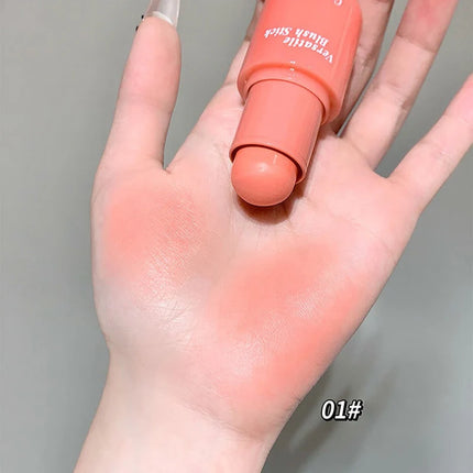 Magic Blush Stick 3-in-1 Cheek Lip Tinted Moistured Blush Stick Silky Brighten Cheek Cream Natural Cosmetics Makeup Products