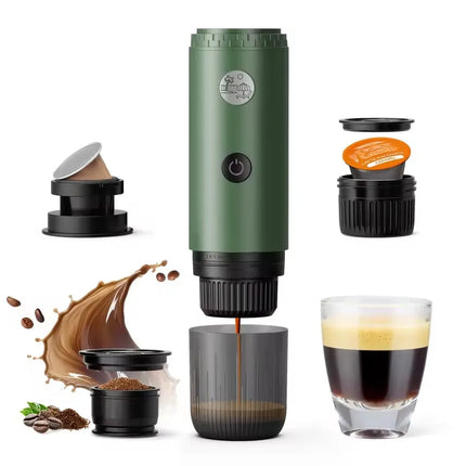 Zai xiao Portable Espresso Machine 3-in-1 Travel Coffee Maker for Camping Hiking Office Self-Heating with USB-C