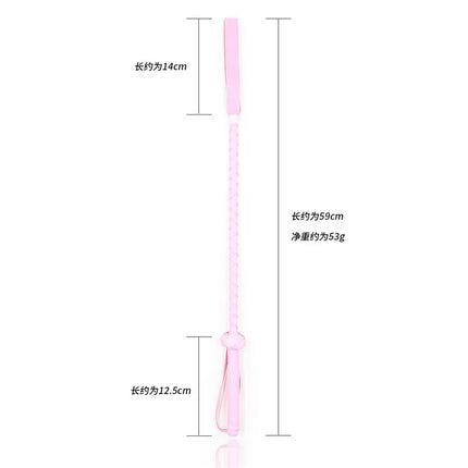 56cm Pink Whip Riding Crop PU Leather fetish SM Queen Spanking Bondage Paddle slave Sex Toys Product sexuality Adult Game woman