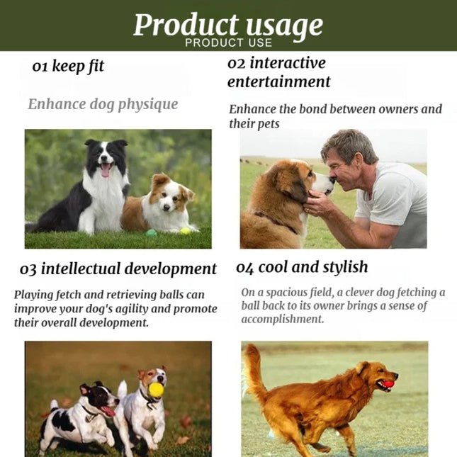 Pet Dog Toy Serving Gun Training Dog Throwing Ball Launcher Pet Outdoor Tennis Shooting Interactive Puzzle Toy