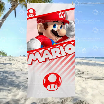Cool Towel Soft Pool Classic Gift For Travel Gym Shower Camping Quick Dry Sports Large S-Super Game Beach M-Marios Towel