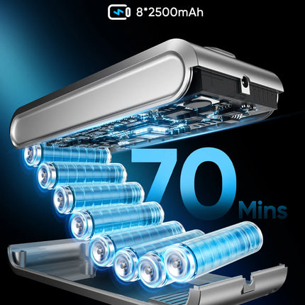 VAKERR X15 Pro 65KPA Cordless Vacuum Cleaner 650W Strong Suction Stick Vacuum 70Mins Runtime for Hard Floor Pet Hair and Carpet