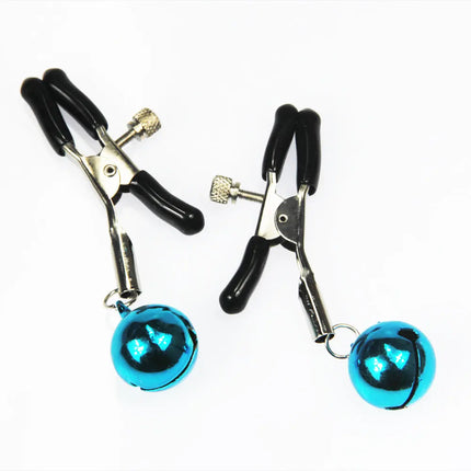 Adjustable Nipple Clamps with Bells Harness BDSM Adult Game Fantasy Clitoris Clips Sexy Breast Stimulator Flirting Toy For Women