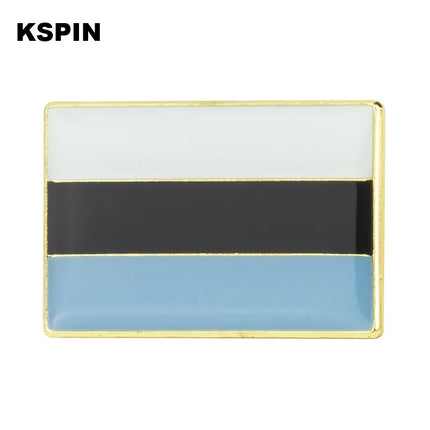 Estonia Flag Badge Brooch Natinal Lapel Pins Flag Lapel Pins Country Flag Badge
