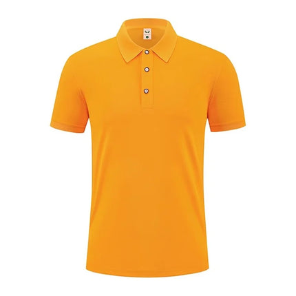 2026 Summer Men's Red Short-Sleeved Polo Shirts, Fashion Casual Pullover, 21 Colors Available T-Shirt