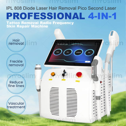Soprano Titanium Hair Removal Professional 4-In-1 Diode Laser lpl Nd Yag Picosecond Laser Opt Hair Removal Tattoo Removal