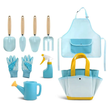 Gift Candy Color Garden Tool Set Shovel Trowel Children Planting Tool Kit Fork Watering Can Garden Loosening Soil
