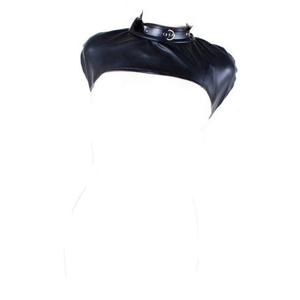 BDSM Bondage Arm Binder,Behind Back StraightJacket,Leather Armbinder Restraint Slave Lockable Glove,SM Binding Sex Toy For Women
