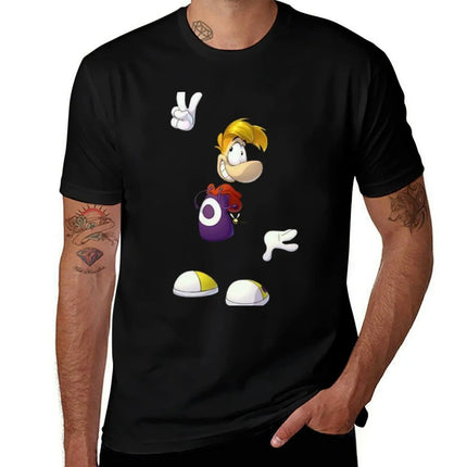 Rayman T-Shirt funny t shirts cotton t shirts for man graphic funny T-Shirt