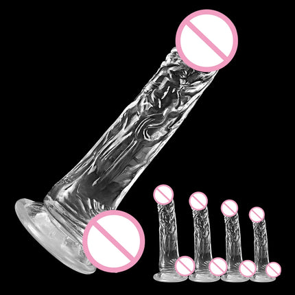 Realistic Dildo With Suction Cup Huge Jelly Fake Dick Big Penis Dildos Sex Toys for Woman Men Anal Butt Plug Adult Erotic