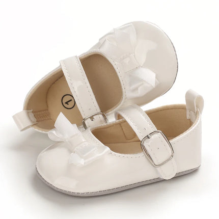 Spring and Autumn Style 0-1 Year Old Baby Walking Shoes Soft Rubber Soled Baby Shoes Breathable and Non Slip Princess Shoes