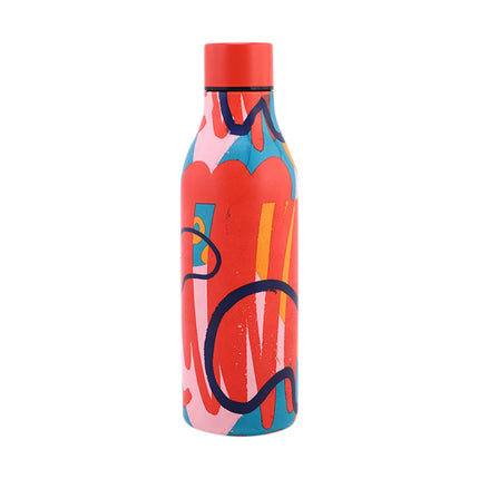 550ml Creative 304 Stainless Steel Water Bottle Thermos Sealed Leak-Proof Outdoor Thermal Portable Cup Mug For Sport Girl