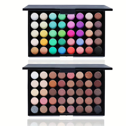 40/80 Color Eyeshadow Palette Cosmetic Makeup Eye Shadow Earth Colors Matte Pigment Palette Anniversary Birthday Best Gift for H