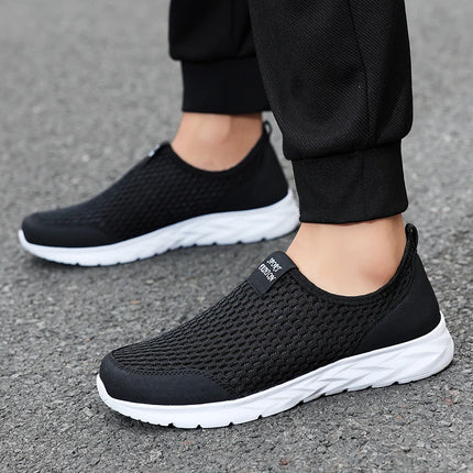 Lightweight men's relaxing, breathable sports shoes, casual mesh shoes non-slip, flat, outdoor walking, summer shoe size 36-48