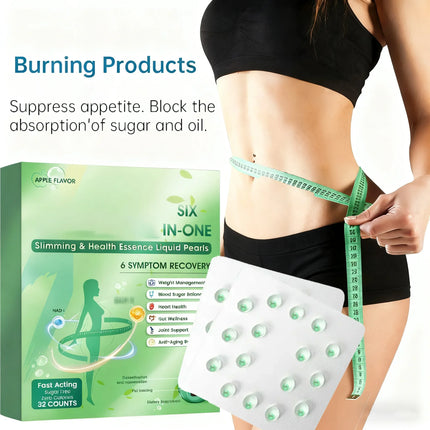 32 COUNTS | SIX IN-ONE Fat Product burning NAD+  for Promote Intestinal Digestion - Women and Men