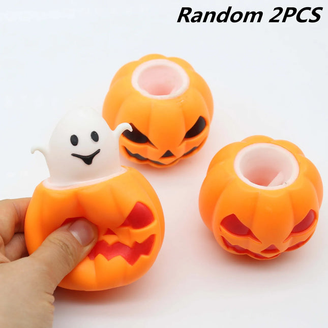Funny Pumpkin Squirrel Astronaut Block Squeeze Anti-stress Toy Hide and Seek Figures Stress Relief Fidget Toys For Kids Adult
