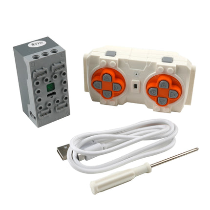 MOC Blue-tooth RC Upgrade Kit Rechargeable Battery Box M Motor Speed Control APP for PF Building Blocks Modification