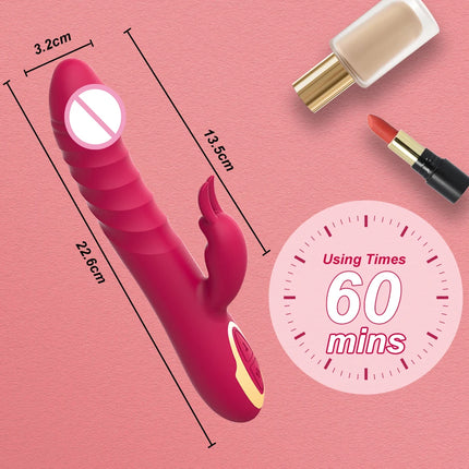 Beginner G-Spot Vibrator Thrusting Dildo Clitoris Stimulator 10 Vibration Female Masturbator Sex Toys for Couple Pleasure