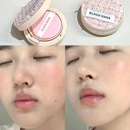 Air Cushion Foundation, Ballet Light Natural Moisturizing Concealer Cream Whitening Oil-Control Women's Long-lasting Makeup Base