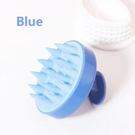 Hair wash brush, silicone scalp massage comb, soft body massage brush, beauty and hairdressing tool, shower SPA comb