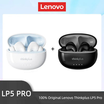 Lenovo LP5 PRO Wireless Bluetooth 5.4 Earphones TWS HiFi Sound Gaming Earbuds LP5Pro Sport Headset Long Standby with Mic 2025