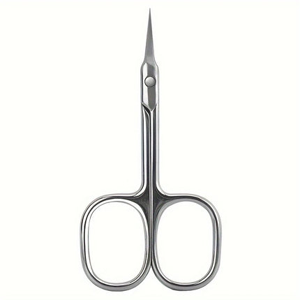 Stainless Steel Curved Tip Thin Blade Cuticle Scissors Nail Clippers Trimmer Manicure Tools Eyebrow Tools Dead Skin Remover