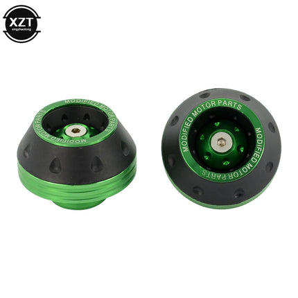 2Pcs Universal Motorcycle Wheel Protection Crash Pad Motorbike Crash Protectors Alloy Motocross Falling Front Fork Slider Cups