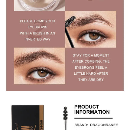 3D Wild Eyebrow Gel Wax Brow Styling Soap Waterproof Long Lasting Tint Eyebrows Enhancers Brows White Brown Eye Makeup Cosmetic