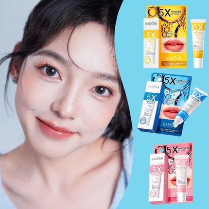 Vitamin C Moisturizing Lip Mask Plump Lips Nourishing Hydrating Lip Balm Lip Plumper Lipstick for Beauty Lips Skin Care