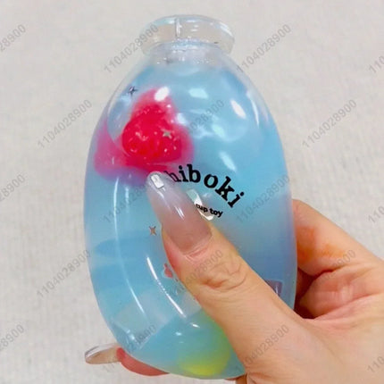 Stress Ball Handmade Milk Beverage Drink Bottle Ball Squishy Mochi Toy Squeeze Ball Stress Relieve Hand Relax Toy Gift