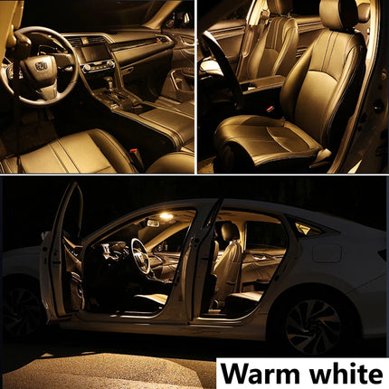 ZITWO 13Pcs For VW Volkswagen Polo MK5 6R 6C 2009 2010 -  2013 2014 2015 2016 2017 LED Interior Light Trunk Courtesy Bulb Kit