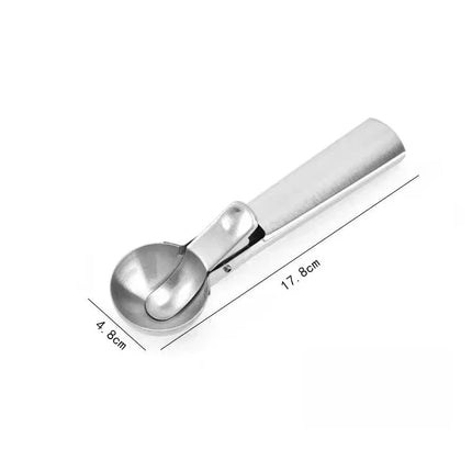 Multifunctional Ice Cream Scoops Stainless Steel Dual-Purpose Scoop Fruit Watermelon Spoon Ball Scoop Household Ice Cream Tools