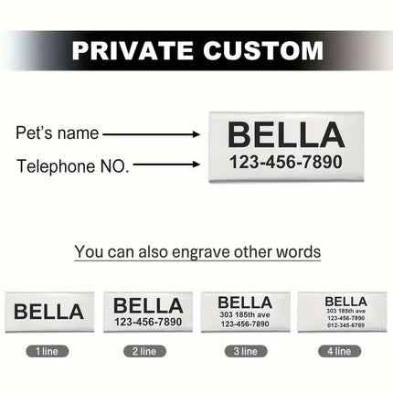 Personalized Cat Collar Camouflage Puppy Kitten Collars Customized Cats name ID Tag Necklace with Bell Gift For Small Dog Cats