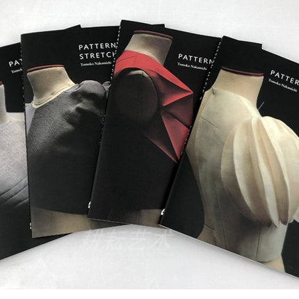 4 Books/Set English Tomoko Nakamichi Pattern Magic Books Volume 1-4 Stretch Fabrics Clothing Cutting Design Teaching Book