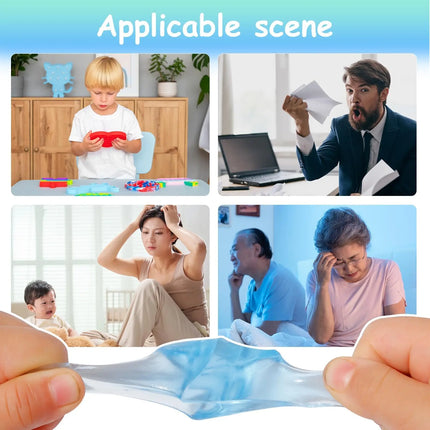 5-100pcs Ice Cube Sensory Toys Squishy Fidget Stress Cube for Adults Kids Anxiety Stress Relief Hand Therapy Sensory Squishy