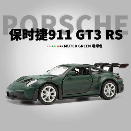 New1:36 Porsche 911 GT3 RS Alloy Mini Car Model Racing Diecasts Metal Toy Sports Simulation Collection Pull Back Childrens Gifts