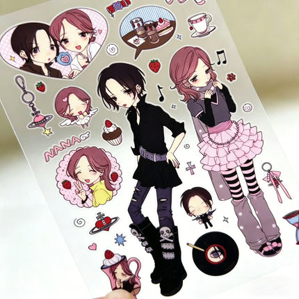 Cute Japanese-style Sticker Comic 'Another Me' Peripheral DIY Journal Stickers Cute Girl Style Ins Decoration Stickers Cute Gift