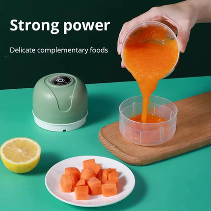 250ML electric meat grinder, garlic crusher, rotary garlic press, vegetable onion chopper, kitchen cooking mixer