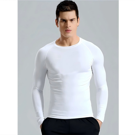 2026 Men Running T shirt Quick Dry Bodybuilding Sport Shirt Long Sleeve Compression Top Fitness Tight Rashgard Gym T-Shirt Men
