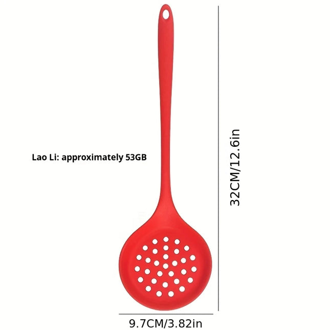 1/4/8pcs Non-Stick Pans Silicone Spatula Soup Ladle Slotted Spoon Cooking Tools for Kitchen Utensil