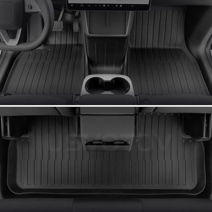 Floor Mats for Tesla Model Y Standard  2026 2025 Trunk Mat Cargo Liner Frunk Backrest Mats Accessories (Standard Models Only)