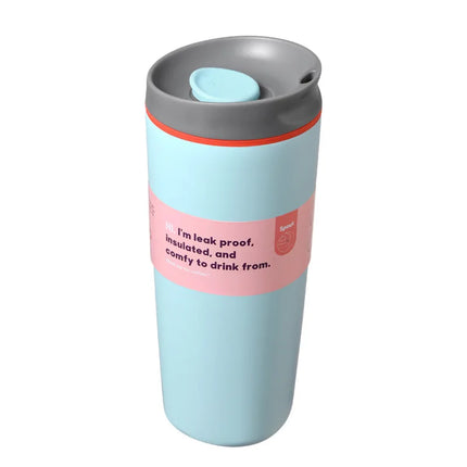 Simple Stainless Steel Vacuum Flasks Mug Insulated Coffee Cup Leakproof Lid Travel Silent Base Thermos Cups Thermal Water Bottle