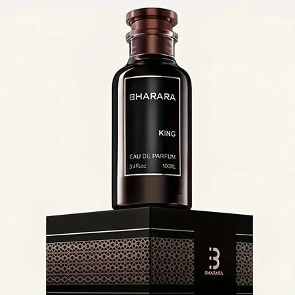 Bharara King Woody Spicy Eau De Parfum 3.4oz/100ml - Fragrance for Men with Travel Spray