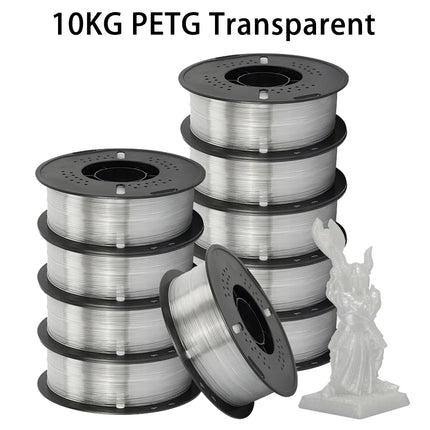 10KG PLA PETG TPU Filament 1.75mm Dimensional Accuracy+/-0.03mm No Bubble High Quality Multicolor 3D Printer Filament
