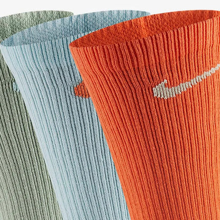 NIKE Women's Macaron Pastel-Colored Knee-High Socks / Men's Dopamine 3-Pack Casual and Athletic Socks DC7537-903