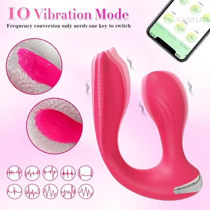 2 in 1 Sex Toys Anal Plug Penetration Vagina Vibrator Masturbation Tools for Couple Anal Masturbator Butt Plug Vibrating 18