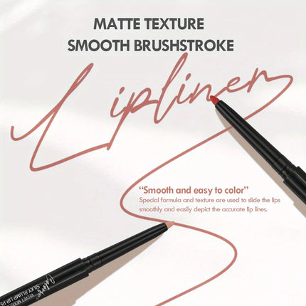 Lip Liner Waterproof, Sweatproof, Matte Multi-Color Correcting Lipstick Pencil Lip Makeup Cosmetics Mother's Day Gifts