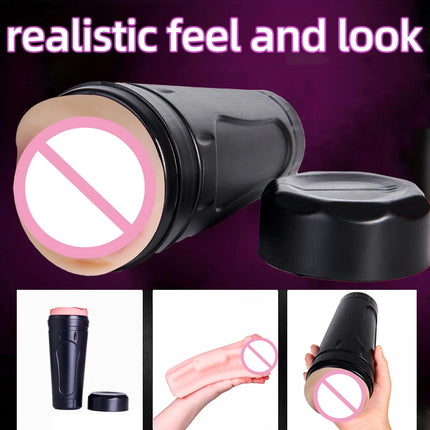male masturbator sex toy for man realistic masturbation cup silicone pocket pussy stroker adult sex toys for men