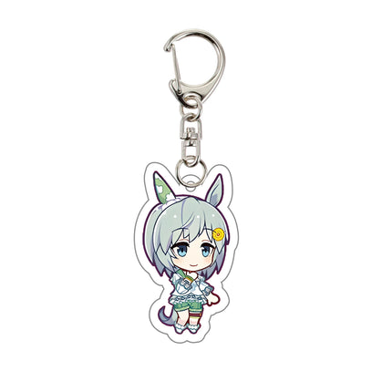 Fans gifts Anime keychains Acrylic Stand Ornaments Uma Musume Pretty Derby Oguri Cap Silence Suzuka Agnes Tachyon Clear Bliss